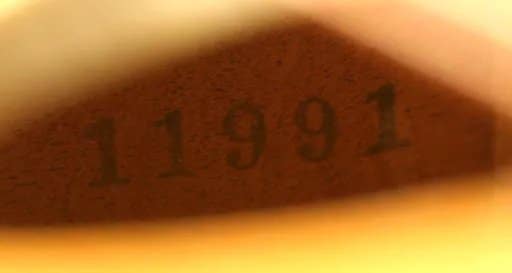 Gibson ink stamp factory order number or guitar serial number