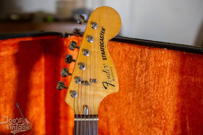 A Fender serial number on the headstock