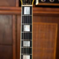 The frets of a 1969 Les Paul Custom