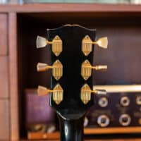 The back of the headstock on a 1969 Les Paul Custom